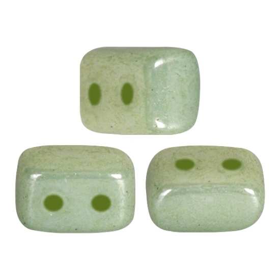 Picture of Ios® par Puca® 5.5x2.5mm Opaque Light Green Ceramic Look x10g