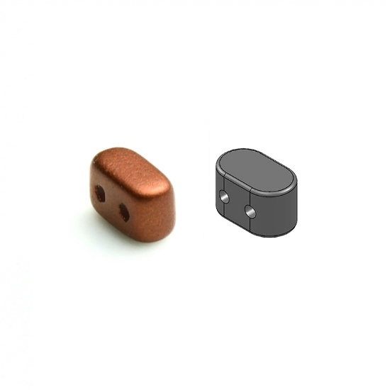 Picture of Ios® par Puca® 5.5x2.5mm Bronze Red Mat x10g