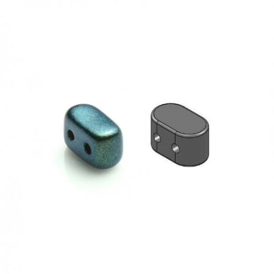 Picture of Ios® par Puca® 5.5x2.5mm Metallic Mat Green Turquoise x10g
