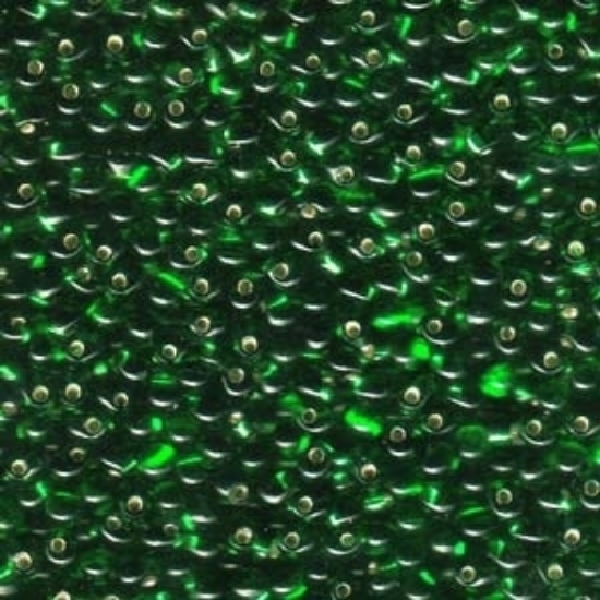 Picture of Miyuki Drop 3.4mm 16 Silver-Lined Light Green x4g