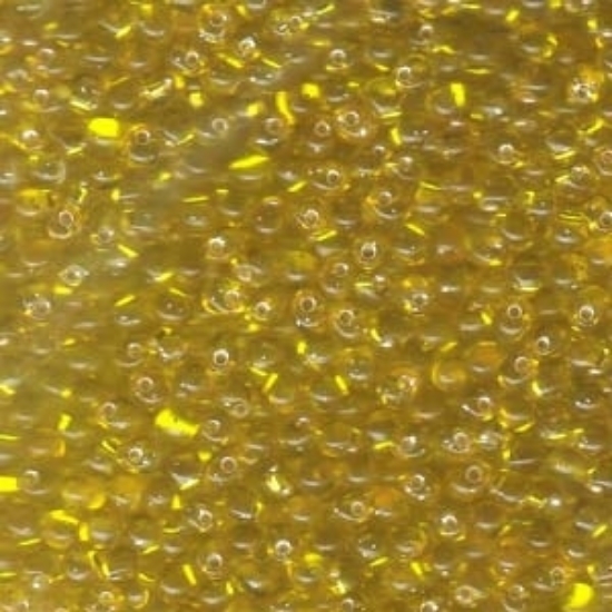 Picture of Miyuki Drop 3.4mm 6 Silver-Lined Yellow x6g