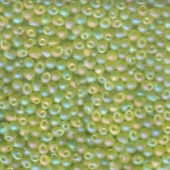Bild von Miyuki Drop 3.4mm DP143FR Mat Transparent Lime x10g