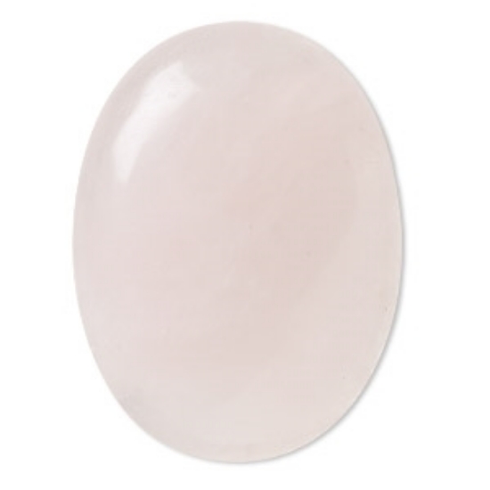 Picture of Cabochon Rose Quartz (natural) 40x30mm oval x1