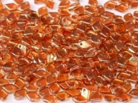 Picture of Dragon Scale Bead 1,5x5mm Crystal Apricot Medium x5g