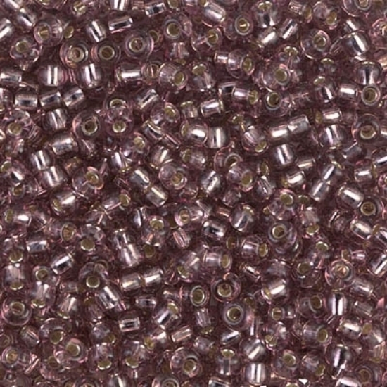 Picture of Miyuki Rocaille 8/0 12 Silver Lined Smoky Amethyst x10g
