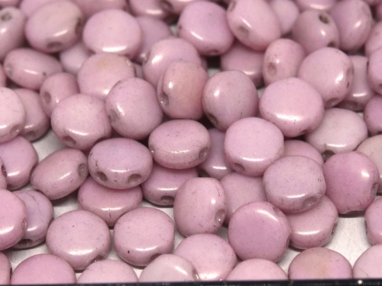 Picture of DiscDuo 6 mm Chalk White Lila Luster x25