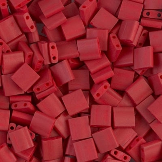 Picture of Miyuki Tila 2040 Metallic Red Mat x5g