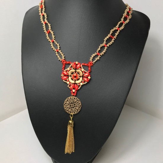 Image de Beading Kit - Halsketting - Arcada - Rood