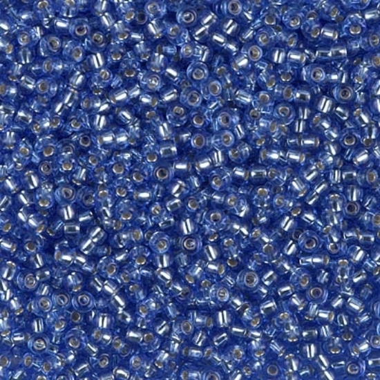 Picture of Miyuki Rocaille 11/0 2431 Silver-Lined Dark Cornflower Blue x10g