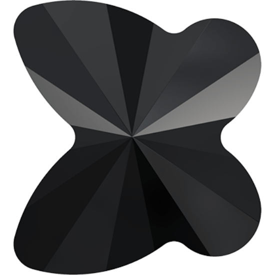 Picture of Swarovski 5754 Butterfly 12mm Jet x1