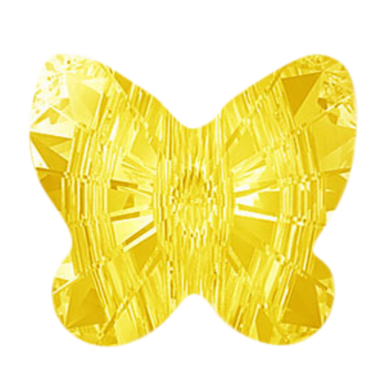 Picture of Swarovski 5754 Butterfly 12mm Sunflower x1