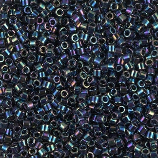 Picture of Miyuki Delica 10/0 DBM5 Medium Blue Iris x10g