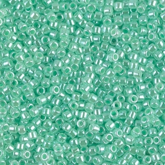Picture of Miyuki Delica 10/0 DBM237 Mint Green Ceylon x10g