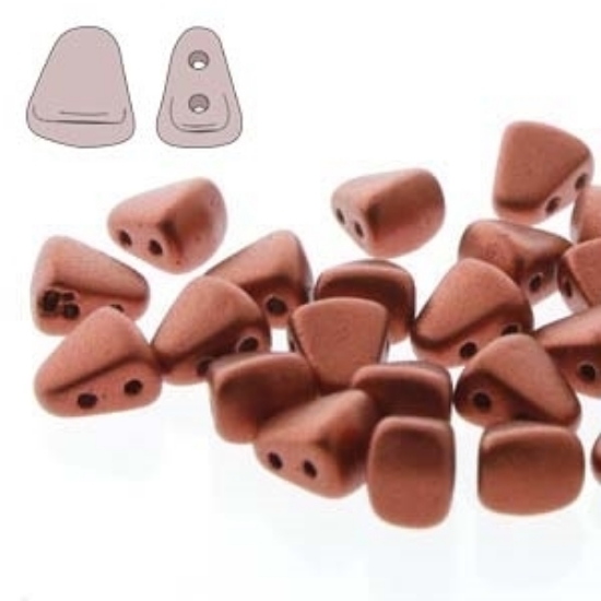 Picture of Nib-Bit 6x5mm Bronze Fire Red x10g