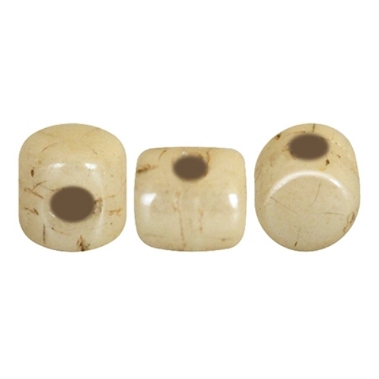 Picture of Minos® par Puca® 2.5x3mm Opaque Beige Ceramic Look x10g