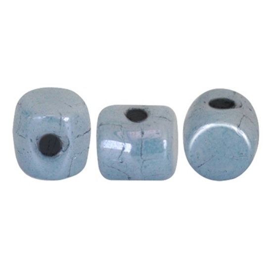 Picture of Minos® par Puca® 2.5x3 mm Opaque Blue Ceramic Look x10g