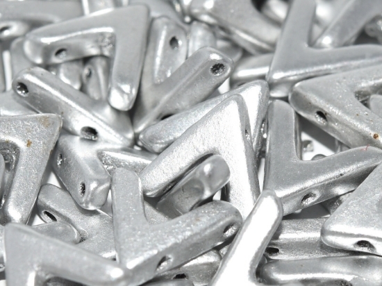 Picture of Ava Bead 10x4mm Aluminium Silver x10