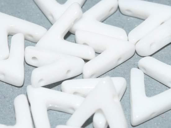Picture of Ava Bead 10x4mm Chalk White x1