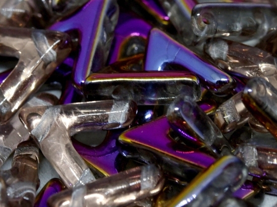 Picture of Ava Bead 10x4mm Crystal Sliperit x10