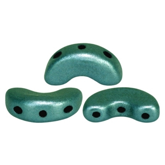 Picture of Arcos® by Puca® 5x10 mm Green Turquoise Metallic Mat x10g