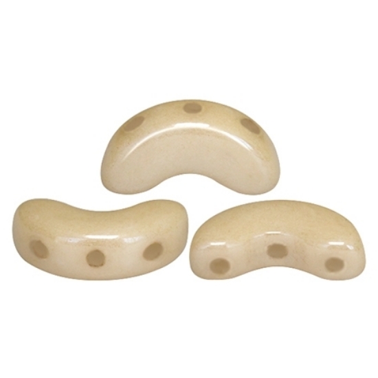 Picture of Arcos® par Puca® 5x10mm Opaque Beige Ceramic Look x10g