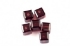 Picture of Swarovski 5601 Cube 8mm Burgundy x1