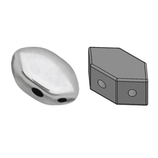 Picture of Paros® par Puca® 7x4mm Argentées Silver x10g