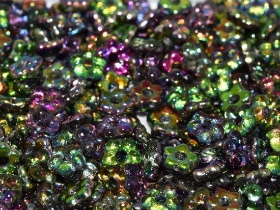 Picture of Forget-me-not 5mm Crystal Magic Orchid x50