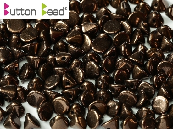 Picture of Button Bead 4mm Jet Lila Vega Luster x50