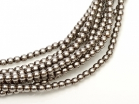 Picture of Glass Pearl 6mm Latte x100