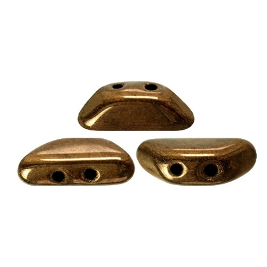 Picture of Tinos® par Puca® 4x10mm Dark Gold Bronze x10g