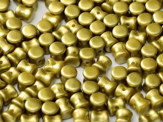 Picture of Diabolo shape beads 4x6mm Pastel Lime x50