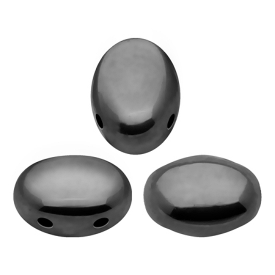 Picture of Samos® par Puca® 7x5mm Jet Hematite x10g