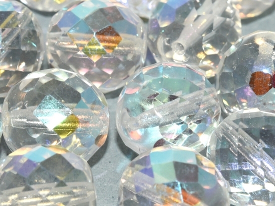 Picture of Fire-Polished 14mm Crystal AB x4