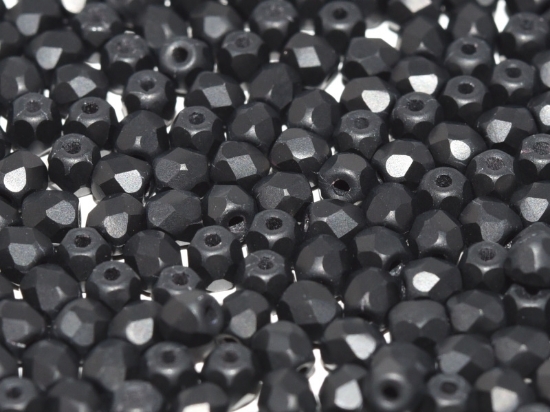Picture of Fire-Polished 3mm Jet Mat x100