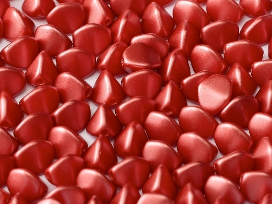 Picture of Pinch Bead 5mm Pastel Dark Coral x50