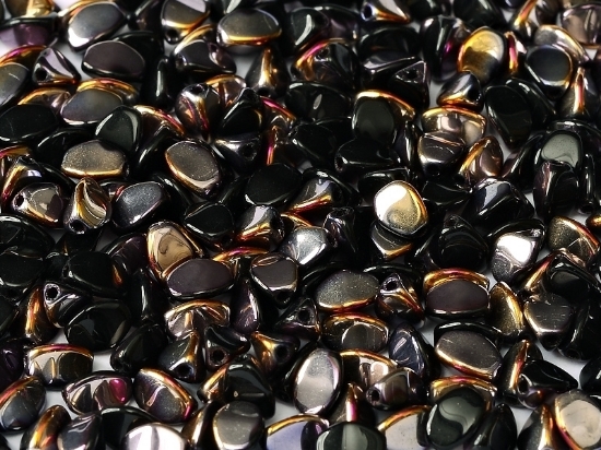 Picture of Pinch Bead 5mm Jet Sliperit x50