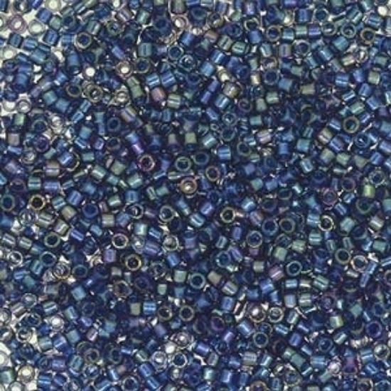 Picture of Miyuki Delica 11/0 DB2386 Fancy Lined Han Blue x10g
