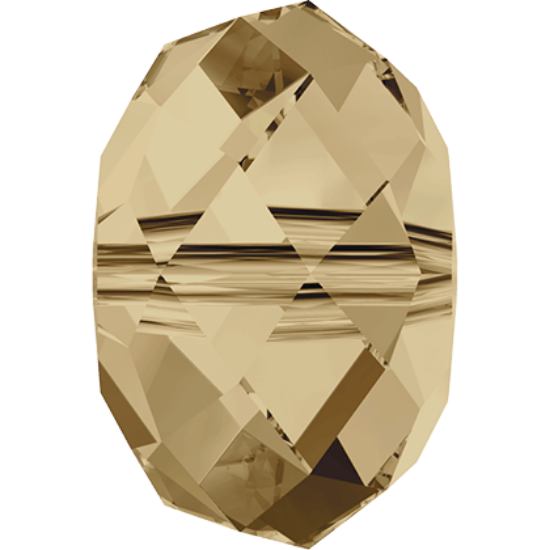 Picture of Swarovski 5040 Briolette Bead 18mm Crystal Golden Shadow x1