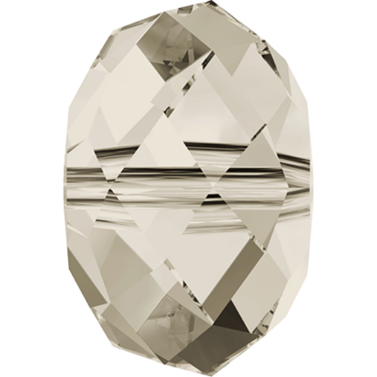 Picture of Swarovski 5041 Briolette Bead 12mm Crystal Silver Shade x1