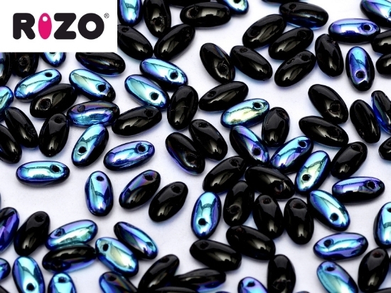 Picture of Rizo 2,5x6mm Jet AB x10g