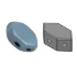 Picture of Paros® par Puca® 7x4mm Opaque Aqua Bronze x10g