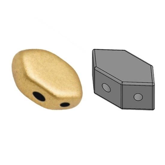 Picture of Paros® par Puca® 7x4mm Light Gold Mat x10g