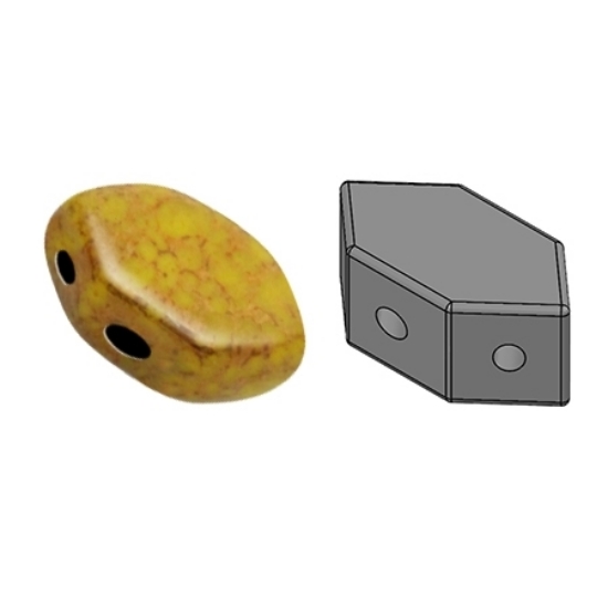 Picture of Paros® par Puca® 7x4mm Opaque Jonquil Bronze x10g