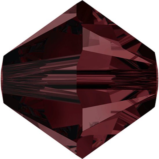 Picture of Swarovski 5328 Xilion Bead 3mm Burgundy x100