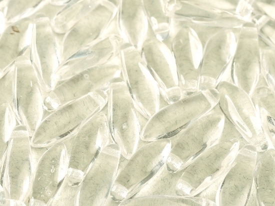 Picture of Glass Daggers 5x16mm Crystal x25