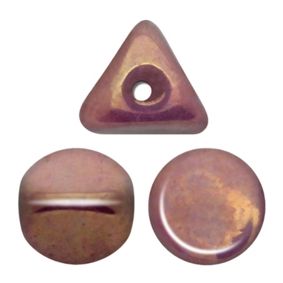 Picture of Ilos® par Puca® 5x5mm Opaque Mix Violet Gold Ceramic Look x10g