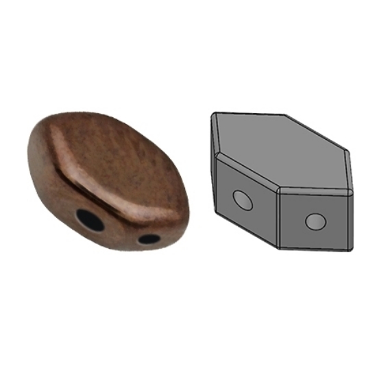 Picture of Paros® par Puca® 7x4mm Dark Bronze x10g