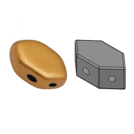 Picture of Paros® par Puca® 7x4mm Bronze Gold Mat  x10g