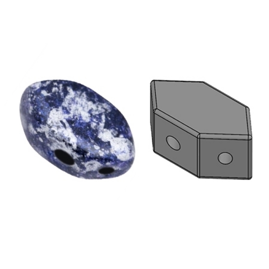 Picture of Paros® par Puca® 7x4mm Tweedy Blue  x10g